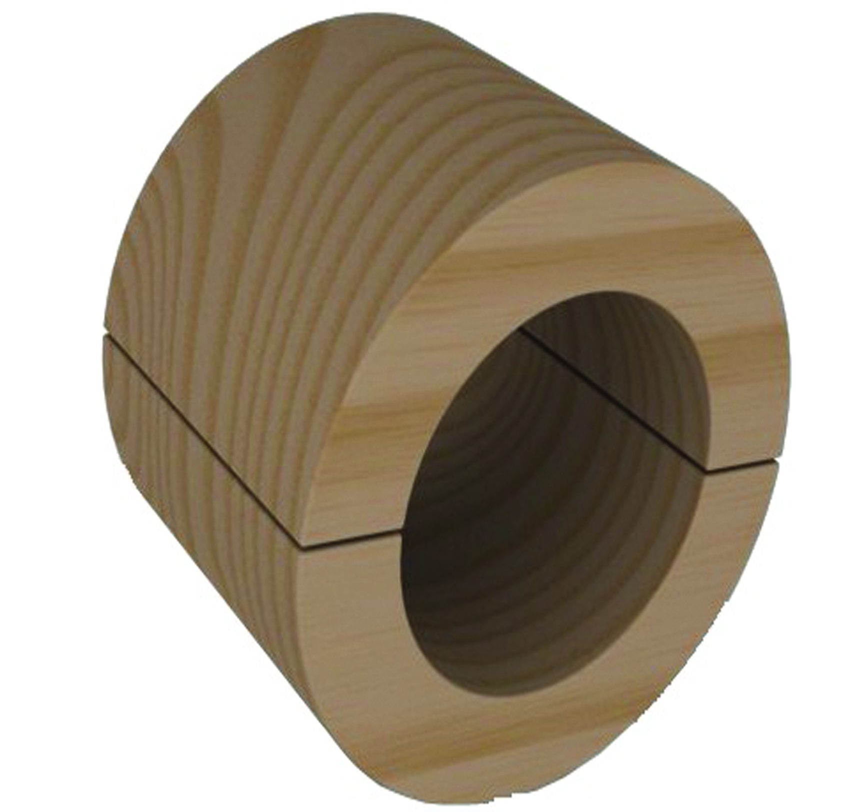Hard Wood Pipe Support
